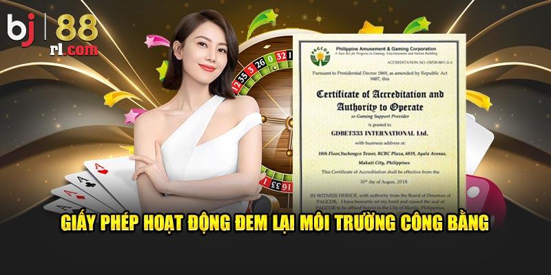 Tại sao BJ88 lại được sở hữu giấy phép hoạt động? Tại sao BJ88 lại được sở hữu giấy phép hoạt động?